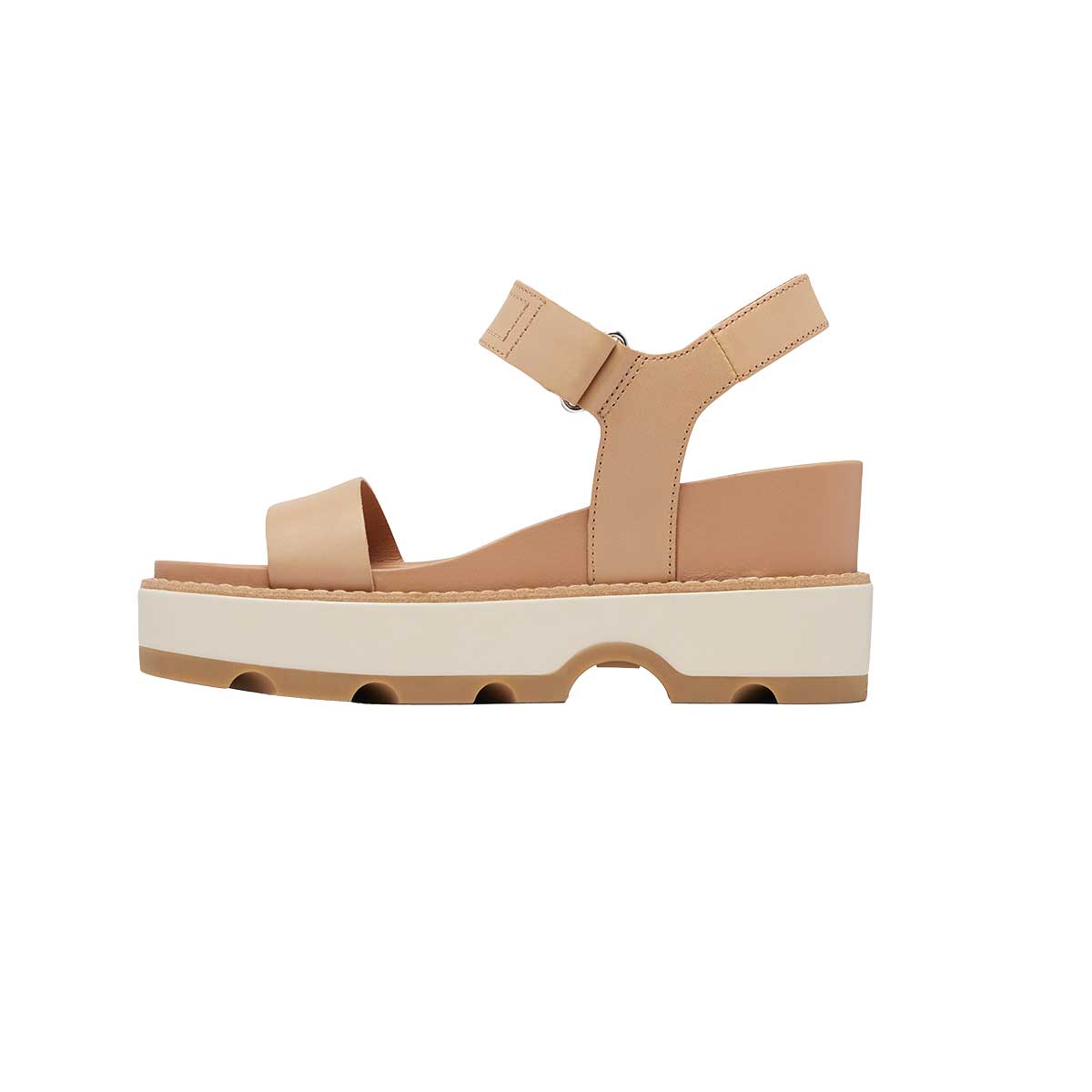 Sorel Joanie IV Y Strap Wedge Sandal Women's in Honest Beige